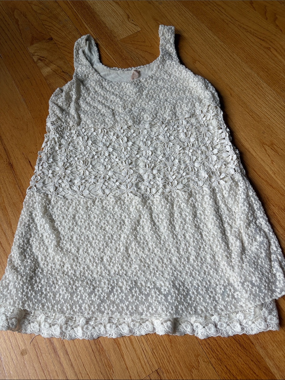 Bailey 44 Cream Floral Lace Mini Dress
